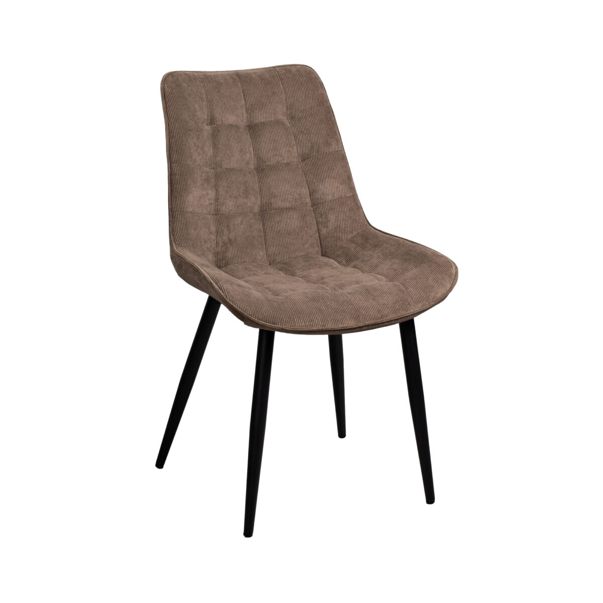 Стул Hans Velvet Brown BGF166-7+Black legs Стул Hans Velvet Brown BGF166-7 с черными металлическими ножками - идеальный выбор для вашего офиса или кухни. Обитый велюром, с комфортной высотой сиденья 48 см и прочной конструкцией. Обеспечьте стиль и уют в вашем интерьере!