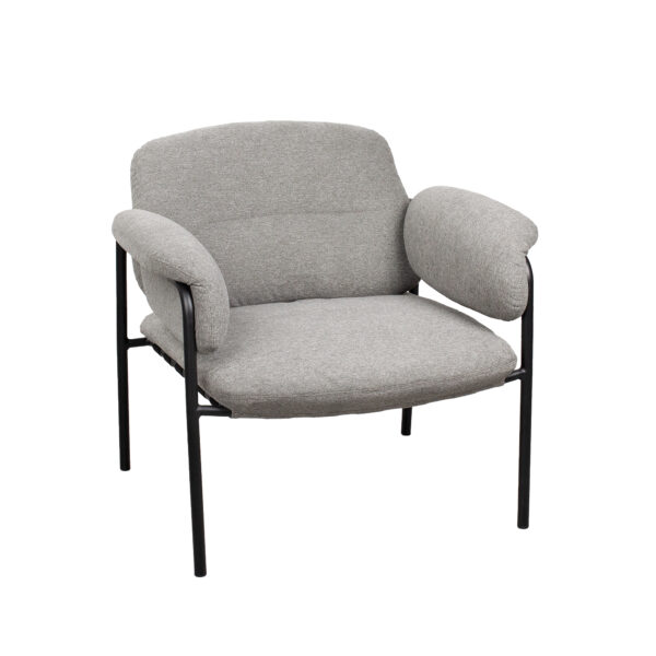 XS-039 S Grey Armchair Discover modern comfort with the XS-039 S Grey armchair! Ideal for the office or living room, this armchair offers an elegant design and a sturdy metal structure. With polyurethane foam and fabric upholstery, it is perfect for relaxation. Choose quality and style for any space!