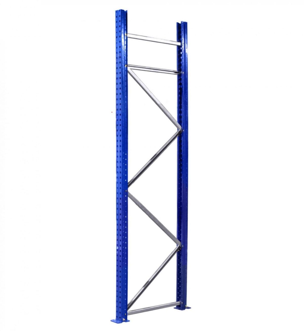 Frame for industrial shelves