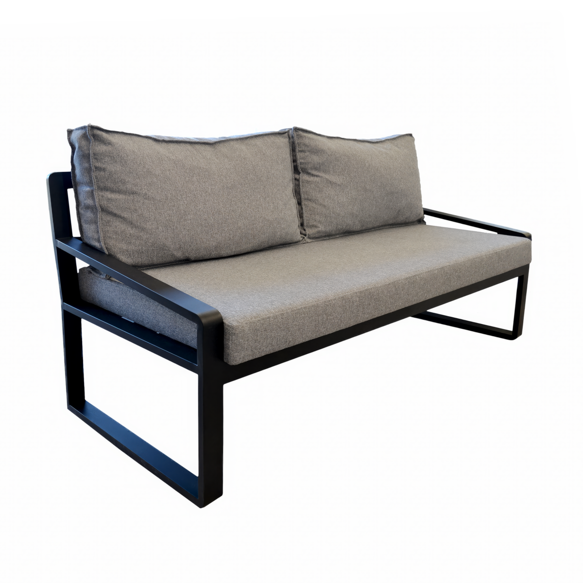 York New Sofa (2 seater) Discover the York New Sofa – modern and comfortable, perfect for relaxation spaces, offices, or waiting areas. With a solid metal frame and elegant fabric upholstery, it offers enhanced comfort. Generous dimensions and a versatile design make it ideal for any modern interior.