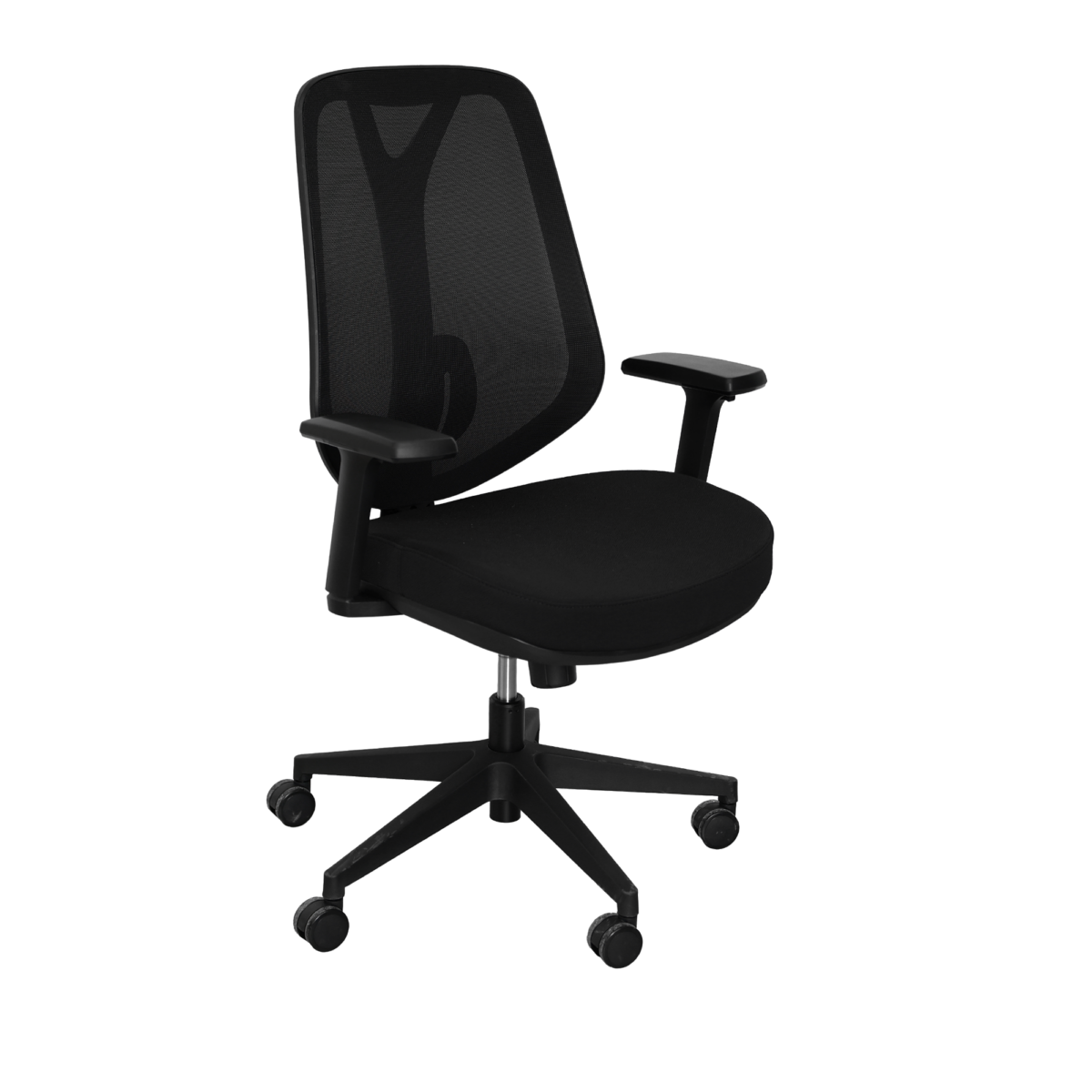 Fotoliu Birou M628B Black Descoperiți fotoliul de birou M628B~Black – un mix perfect de funcționalitate și design modern. Cu mecanism sincron, brațe reglabile 3D și suport lombar independent, acest fotoliu oferă ajustabilitate completă și confort pe termen lung. Ideal pentru birou, cu roți silențioase și stabilitate maximă.