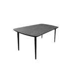 Ela Black Extendable Table 180/240*90 Discover the ELA extendable table – a practical and elegant choice for any dining room. With a modern design and a quick extension mechanism, the table adjusts from 180 cm to 240 cm, making it perfect for gatherings and family meals. The melamine-coated MDF finish and the sturdy metal frame ensure durability and long-term comfort. Ideal for any decor style!