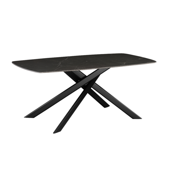Masa Blanca 160×90 Descoperiți Masa Lunaria 180x90 cm – un amestec perfect de eleganță și durabilitate. Blatul din ceramică rezistentă la zgârieturi și pete, împreună cu cadrul din metal vopsit electrostatic, asigură un design modern și stabilitate. Ideală pentru orice sufragerie sau bucătărie, oferă un spațiu generos pentru mese în familie sau întâlniri cu prietenii.