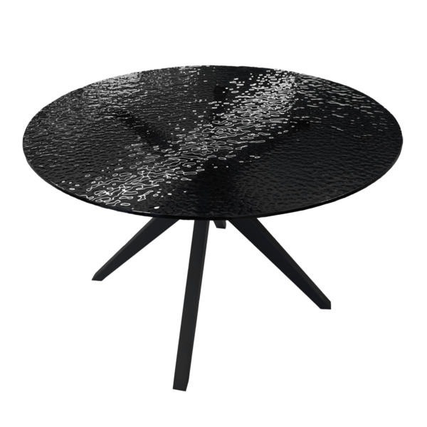 Masa Nature 2400×1100 Descoperiți masa Viola Black Ø140 – un design modern și elegant, perfect pentru dining sau spații de socializare. Blatul din sticlă Ripple de 12 mm adaugă un efect rafinat, iar cadrul metalic vopsit electrostatic garantează durabilitate și stabilitate. Cu un diametru de 140 cm și o înălțime de 76 cm, oferă suficient spațiu și confort pentru orice întâlnire. Ideală pentru interioare moderne sau clasice!