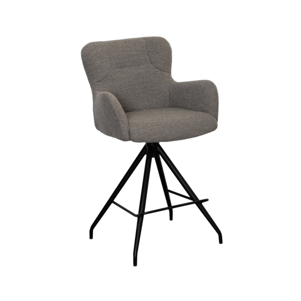 Alpine Brown Bond Bar Stool 12 Rotating Returnable Discover the Bond Alpine Bar Stool – a modern and comfortable choice for kitchens, bars, or socializing spaces. With fabric upholstery, an ergonomic seat, and a metal frame, it offers optimal support and an elegant design. The 360-degree swivel mechanism adds comfort and freedom of movement.