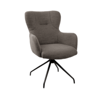Стул Bond Alpine Dark Brown 18 Вращающийся Возвратный Откройте для себя стул Bond Alpine – элегантный и удобный выбор для любого пространства. Обитый изысканной тканью, с сиденьем и спинкой из фанеры с полиуретановой пеной, этот стул обеспечивает оптимальный комфорт. Металлический каркас гарантирует стабильность, а поворотный механизм на 360° с автоматическим возвратом добавляет мобильности. Идеально подходит для офиса, гостиной или столовой, Bond Alpine сочетает современный дизайн с функциональностью.