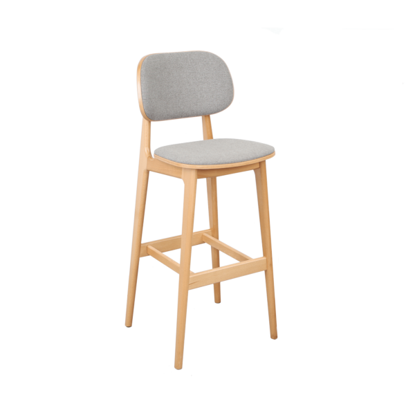 Lula+Rush Bar Stool 93 Discover the Lula bar stool, the perfect combination of style and comfort! Made from oak wood and eco-friendly painted, this high stool integrates seamlessly into any bar or kitchen. With an ergonomic design and remarkable durability, the Lula stool is ideal for moments spent with loved ones.