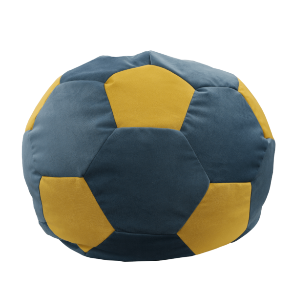 Bean-Bag Ball Blue-Yellow Mini Descoperiți Bean-Bag Ball Blue-Yellow Mini, un fotoliu ideal pentru camerele copiilor! Cu umplutură din polistiren și husa lavabilă, acest fotoliu confortabil se integrează perfect în orice interior.