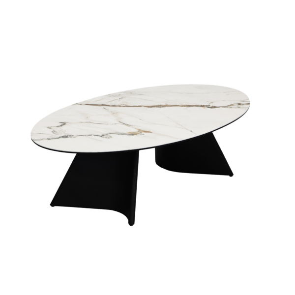 Masa cafea Lex Beige Descoperiți Masa de cafea Solem Big – un mix perfect între design modern și funcționalitate. Blatul ceramic termorezistent și sticla securizată oferă durabilitate, iar cadrul metalic vopsit electrostatic garantează rezistență.