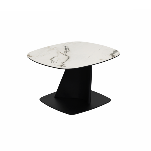 Masuta cafea Dalia Ø900 mm Descoperiți Masa de cafea Solem Small – eleganță și funcționalitate într-un design compact. Blatul ceramic termorezistent și sticla securizată oferă durabilitate, iar cadrul metalic vopsit electrostatic garantează rezistență pe termen lung.