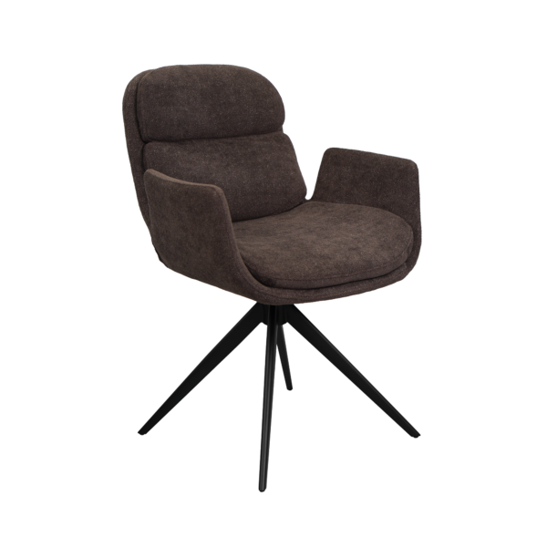 Scaun Aura Light Pink Descoperiți scaunul Aura – combinația ideală între design modern și confort. Cu șezut și spătar ergonomice, tapițate în stofă de calitate, și un cadru metalic durabil, acest scaun rotativ de 360° oferă un confort superior pentru orice spațiu de dining sau birou. Perfect pentru o ședere relaxantă!