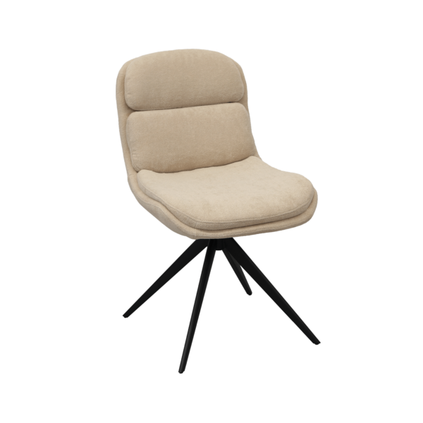 Scaun Nanco Grey Descoperiți scaunul Ava – un echilibru perfect între eleganță și confort. Cu cadru metalic vopsit și tapițerie din stofă, oferă stabilitate și susținere ergonomică. Mecanismul rotativ 360° și designul său rafinat îl fac ideal pentru birouri, dining sau zone de relaxare. Perfect pentru un interior modern!