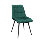 Scaun Capella Catifea Light Grey HLR14+Black Legs Descoperă scaunul Capella din catifea verde închis, perfect pentru bucătăria ta! Cu picioare din metal rezistent și un design elegant, acest scaun oferă confortul dorit. Disponibil și în alte culori, transformă-ți interiorul cu acest element rafinat!