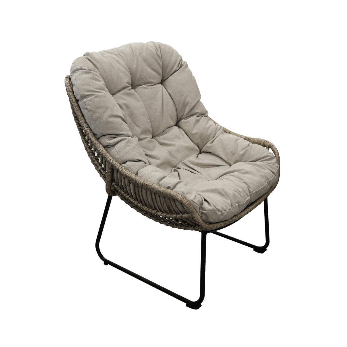 Scaun Terasa Lizz Grey Descoperiți Scaunul de terasă Lizz Grey – combinație perfectă între eleganță, confort și durabilitate. Cu cadru din oțel protejat și șezut din împletitură sintetică, acest scaun oferă confort prin perna detașabilă și este ideal pentru terase, grădini sau balcoane. Stilul modern și rezistența sunt esențiale pentru un spațiu exterior rafinat!