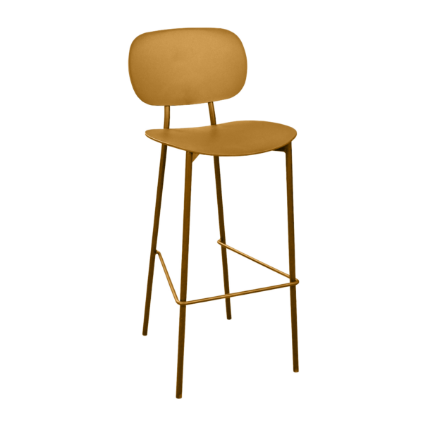 Scaun Bar Flamingo Yellow Descoperiți scaunul de bar Flamingo, perfect pentru terasă sau grădină, cu un design modern și materiale durabile. Confortabil, ușor de întreținut și cu un aspect rafinat, acesta adaugă eleganță oricărui spațiu exterior. Înalțime de 106 cm și rezistență maximă de 120 kg, ideal pentru relaxare.