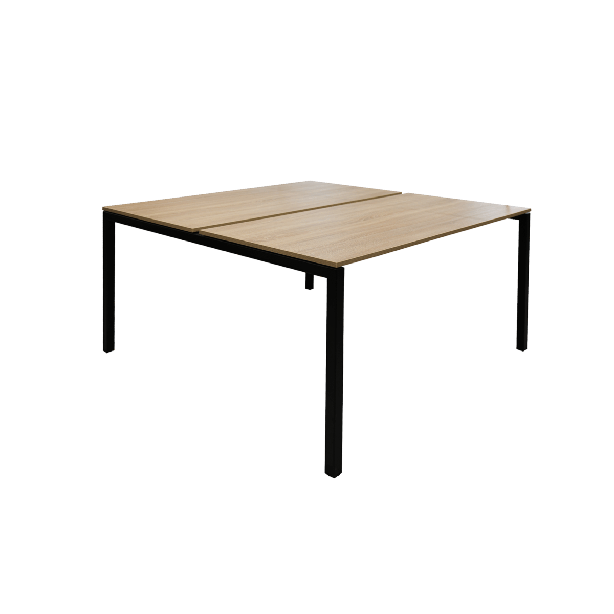 Masa Birou Mitaka Twin 1380×1400 Masa Kube Twin 1380x1400, fabricată de Decoprim, este o soluție practică și durabilă pentru birouri moderne, oferind un spațiu generos de lucru cu blat din PAL melaminat și cadru metalic sudat.