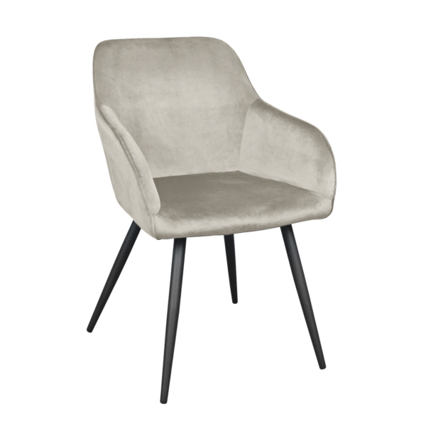 Scaun Airis Catifea Beige HLR9 + Black Legs Descoperiți confortul și eleganța scaunului Airis, perfect pentru bucătărie. Tapițat cu catifea moale și construit din materiale rezistente, acest scaun îmbină designul modern cu durabilitatea. Ideal pentru mese sau evenimente speciale!