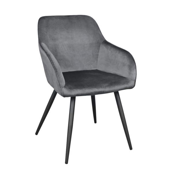 Scaun Airis Catifea Grey HLR20 + Black Legs Descoperiți confortul și eleganța scaunului Airis, perfect pentru bucătărie. Tapițat cu catifea moale și construit din materiale rezistente, acest scaun îmbină designul modern cu durabilitatea. Ideal pentru mese sau evenimente speciale!