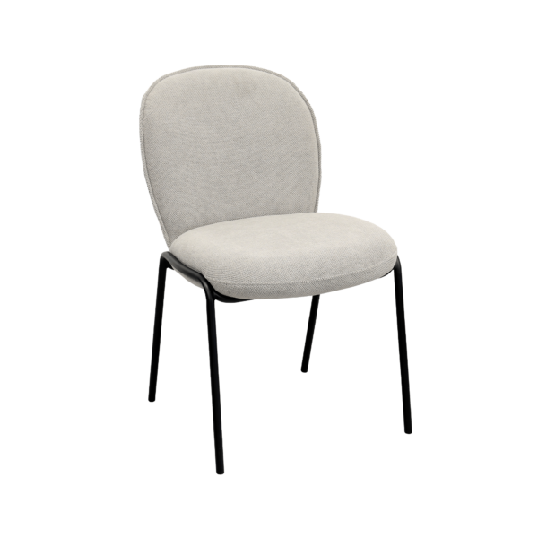 Scaun Nanco Grey Descoperiți scaunul Nanco Grey, o alegere elegantă și confortabilă pentru orice spațiu. Tapițeria din stofă, șezutul și spătarul din placaj și spumă poliuretanică oferă un confort deosebit, iar cadrul metalic vopsit garantează rezistență și stabilitate. Ideal pentru utilizare zilnică, susține o greutate maximă de 120 kg.