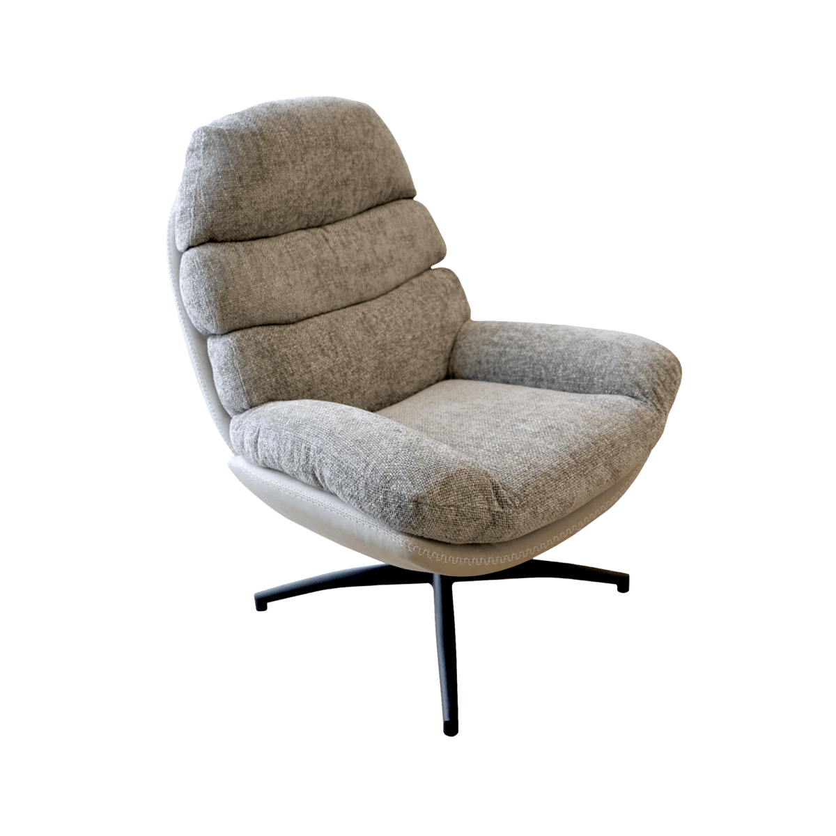 Fotoliu Raff Grey Fotoliul Raff aduce confort și stil modern în orice cameră, fiind ușor de întreținut, rezistent și dotat cu mecanism rotativ 360°.