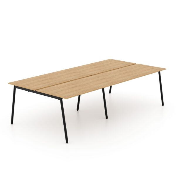 Masa Conferinta Saga 2760×1400 Masa de conferință Saga 2760x1400, fabricată de Decoprim, este o piesă spațioasă și rezistentă, ideală pentru săli de ședință, cu blat din PAL de 18 mm și cadru metalic sudat.